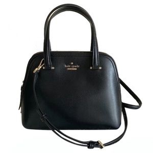 Kate Spade Patterson Drive Dome Satchel Bag Small Black